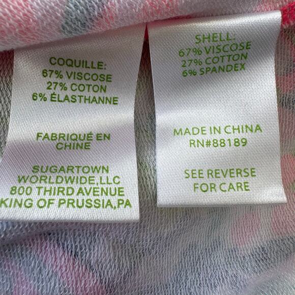 Lilly Pulitzer Gumbo Limbo TAMMY TSHIRT DRESS French Terry UPF50+ Giraffes Small - Picture 4 of 8